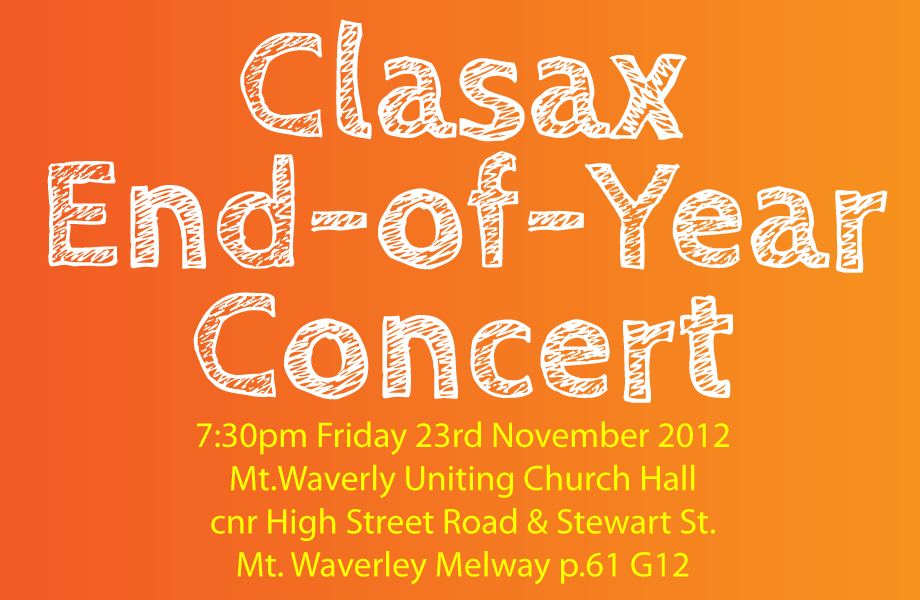 Clasax End of Year Concert